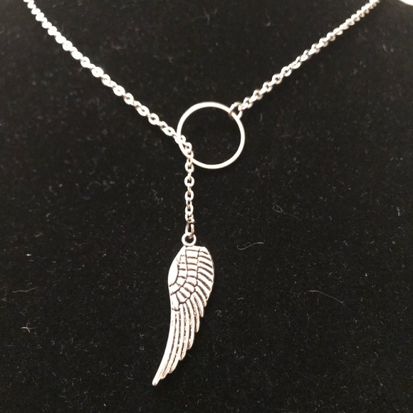 🎉HP🎉 Lariat Wing Pendant - Handmade Necklace - Picture 2 of 4